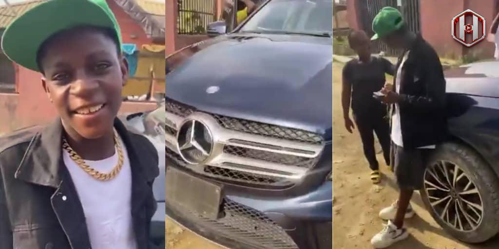 SS1 student buys a brand-new Benz