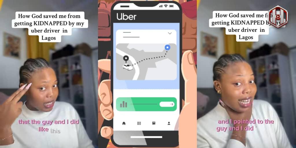 Uber driver kidnaps lady and flashes gun to keep her quiet